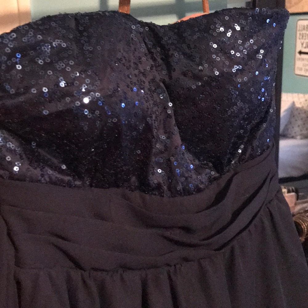 Beautiful Navy Sequin dress